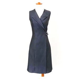 Calvin Klein Navy Sleeveless Dress